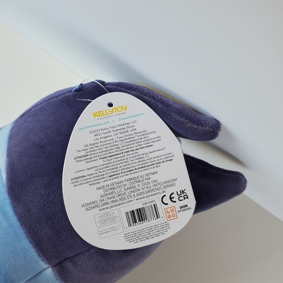 BLUEY HugMees Blue Dog Cartoon Character Original Squishmallow by Kelly Toy - Picture 5 of 9